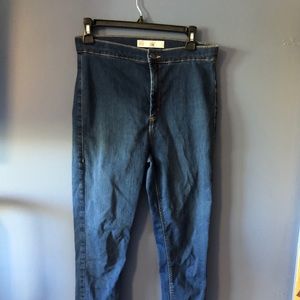 Topshop Dark Wash Jeans